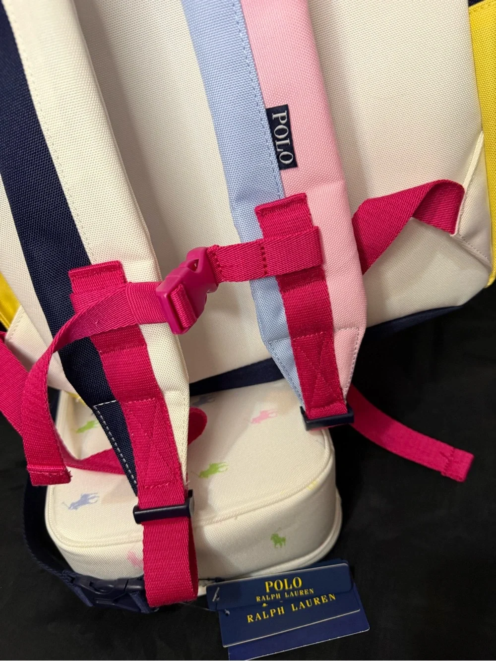 Ralph Lauren Bookbag and matching insulated Lunchbox